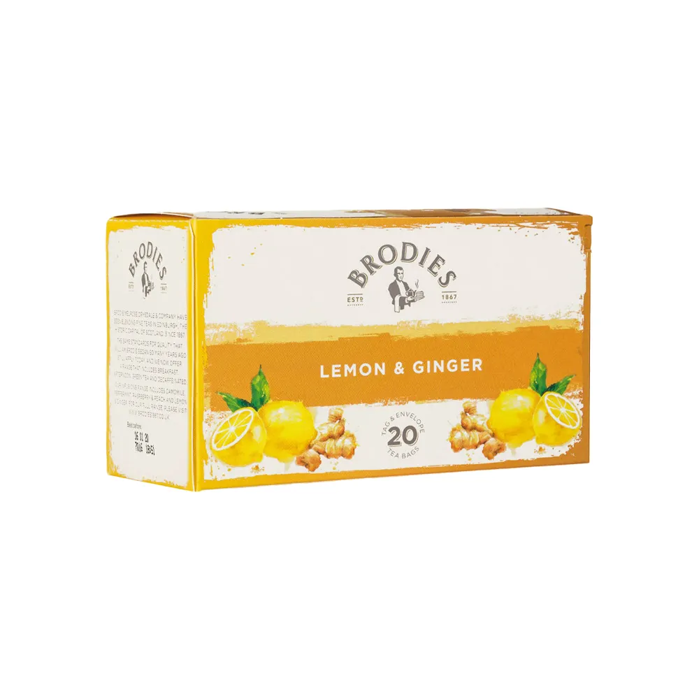 BRODIES - LEMON & GINGER (20 bags)