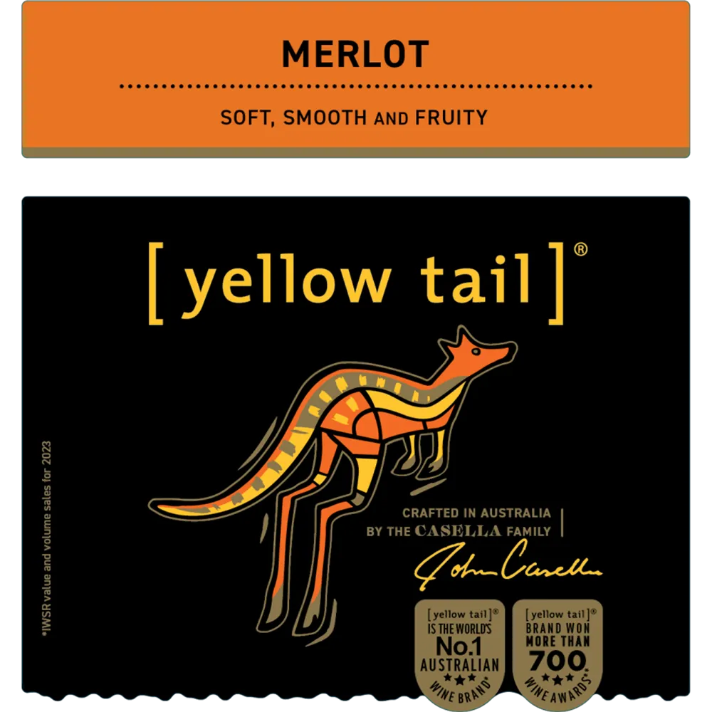 YELLOW TAIL - MERLOT (750 ml) - Image 2