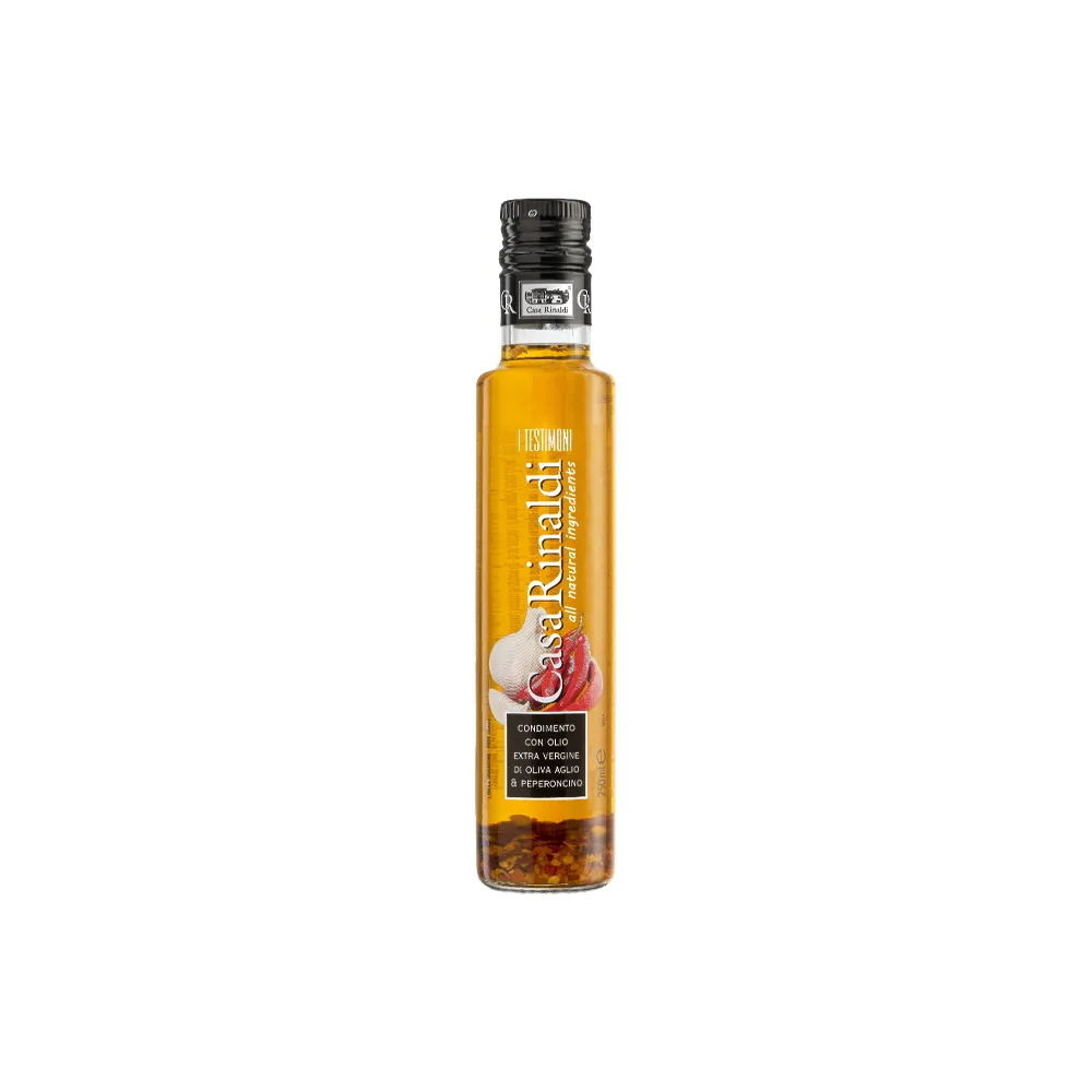 CASA RINALDI - GARLIC & CHILI EXTRA VIRGIN OLIVE OIL (250 ml)